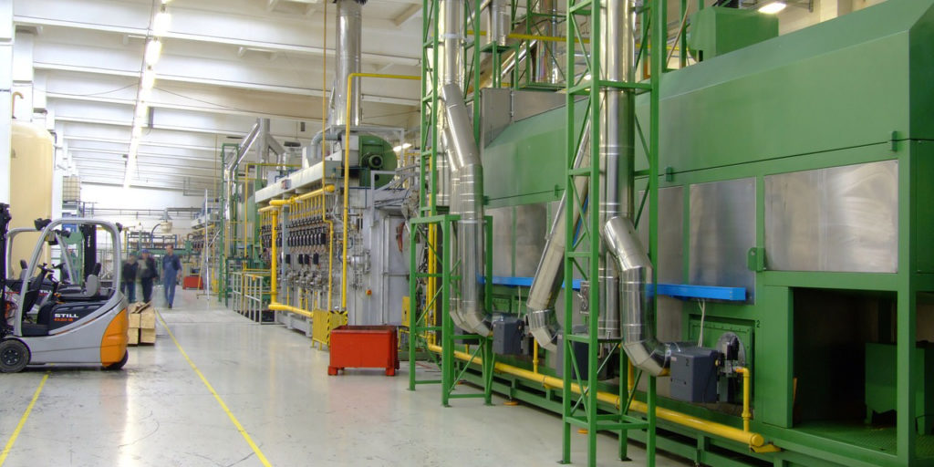 Luftbefeuchtung Produktionsstätten